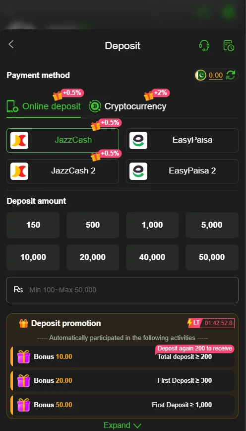 Pk8888 Game deposit